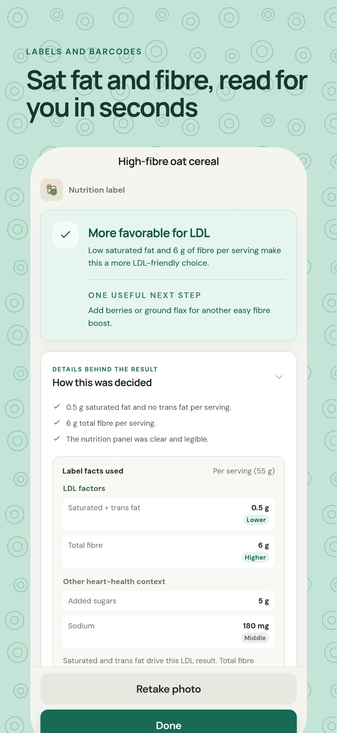 PlateCompass: Eat Heart-Smart screenshot 3