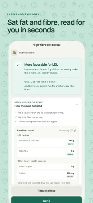 PlateCompass: Eat Heart-Smart screenshot 3