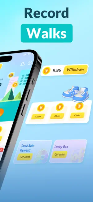 WalkStep: Tracker & Reward screenshot 2