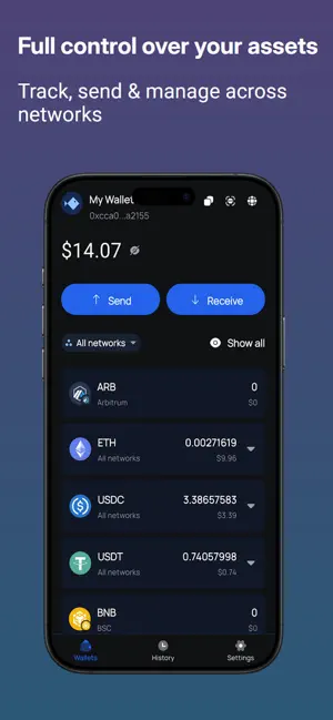 Bitethus - Crypto Wallet screenshot 2