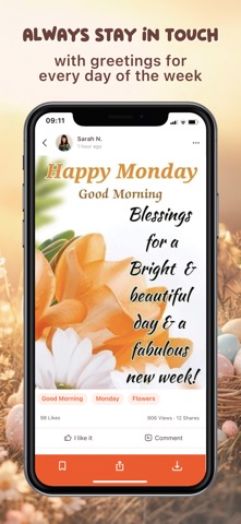 Good Morning Night Quotes GIFs iPhone screenshot