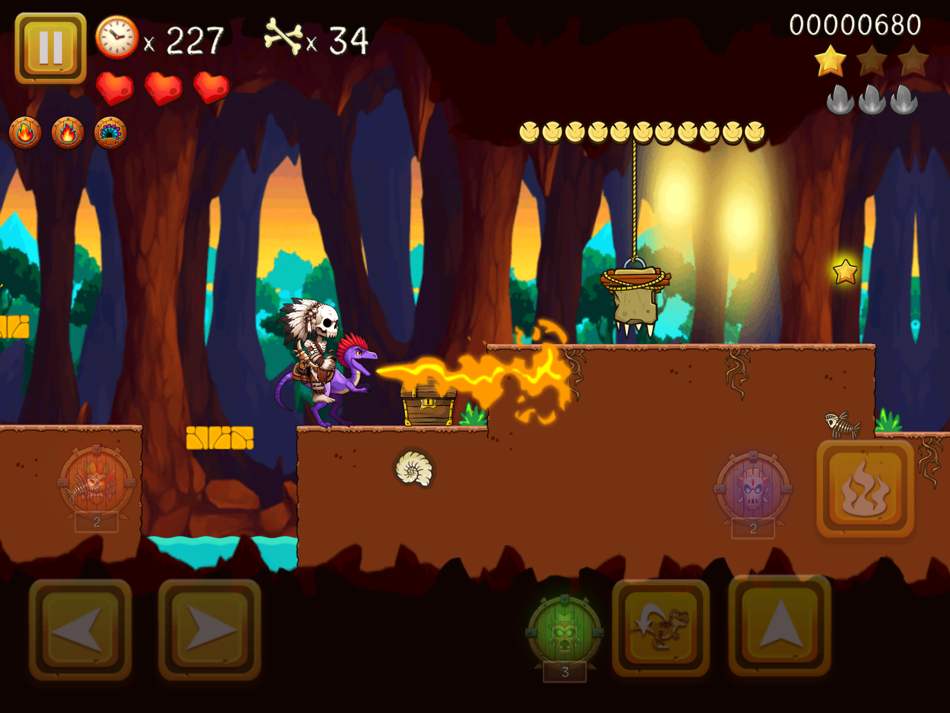 #7. Super Tribe Boy: Dino Run (iOS) Podle: Paulo Ricardo Oliveira de Paula