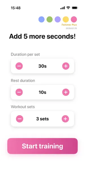 Feitimer-FitnessIntervalTimer screenshot 4