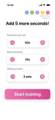 Feitimer-FitnessIntervalTimer Screenshot 4 of 6