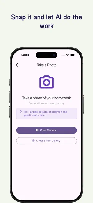Thinkzo: AI Homework Helper screenshot 1