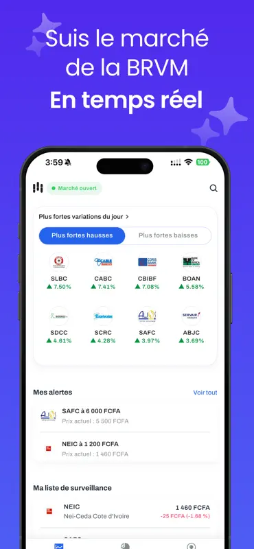 Famaya - Tracker Bourse BRVM screenshot 1 of 4