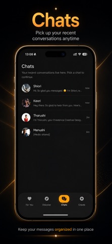 VibeChat AI - Vibe Your Chat iPhone screenshot