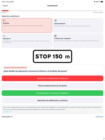 Señales de Tráfico España DGT iPad screenshot