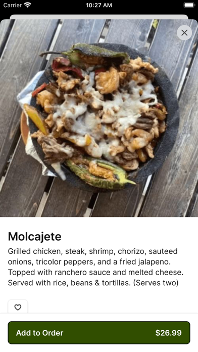 La Fuente Mexican Bar & Grill iPhone screenshot 4 - Food & Drink app