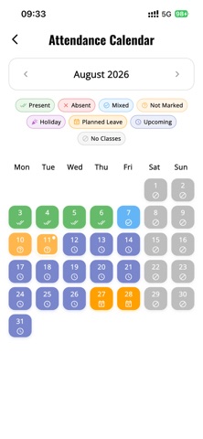 AttendMate: Attendance Tracker Screenshot 10 of 10