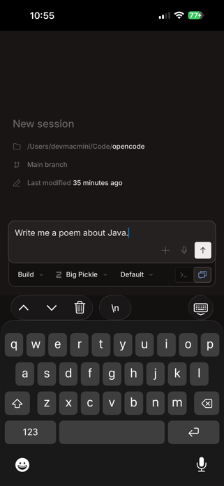 WhisperCode Screenshot 1 of 3