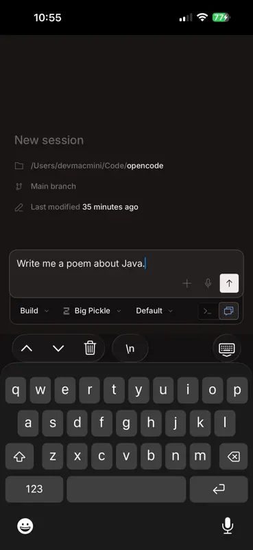 WhisperCode screenshot 1 of 3