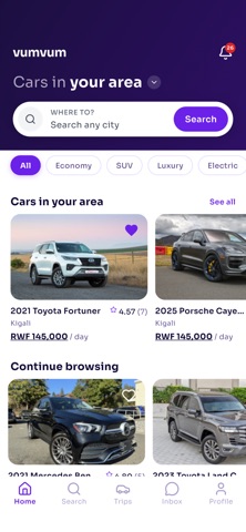 Vumvum screenshot