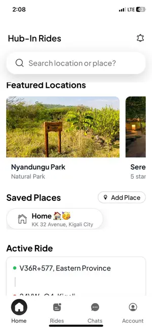 HubIn Rides screenshot 1