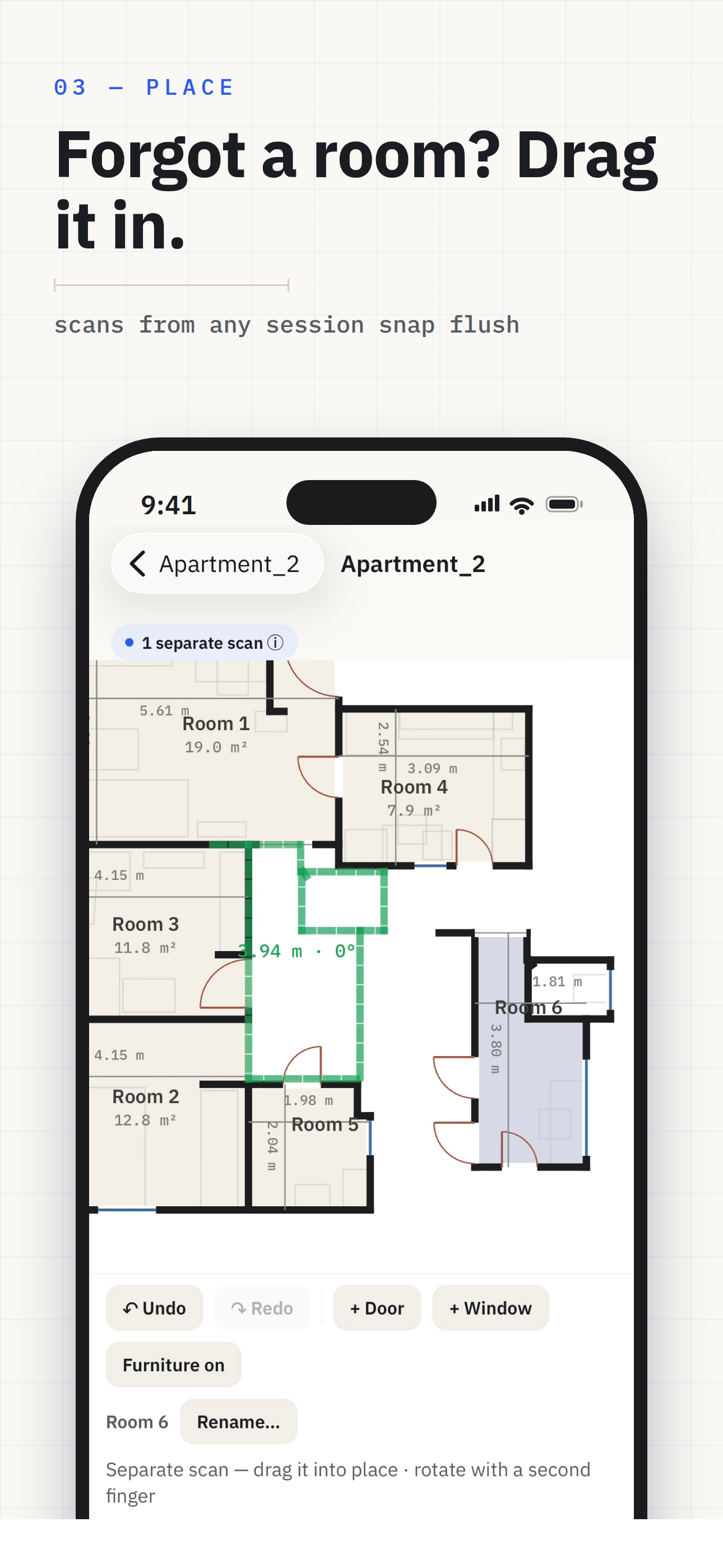PlanShot: LiDAR Floor Plans screenshot 3