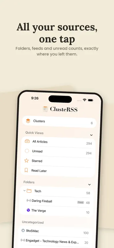 ClusteRSS screenshot 4 of 5