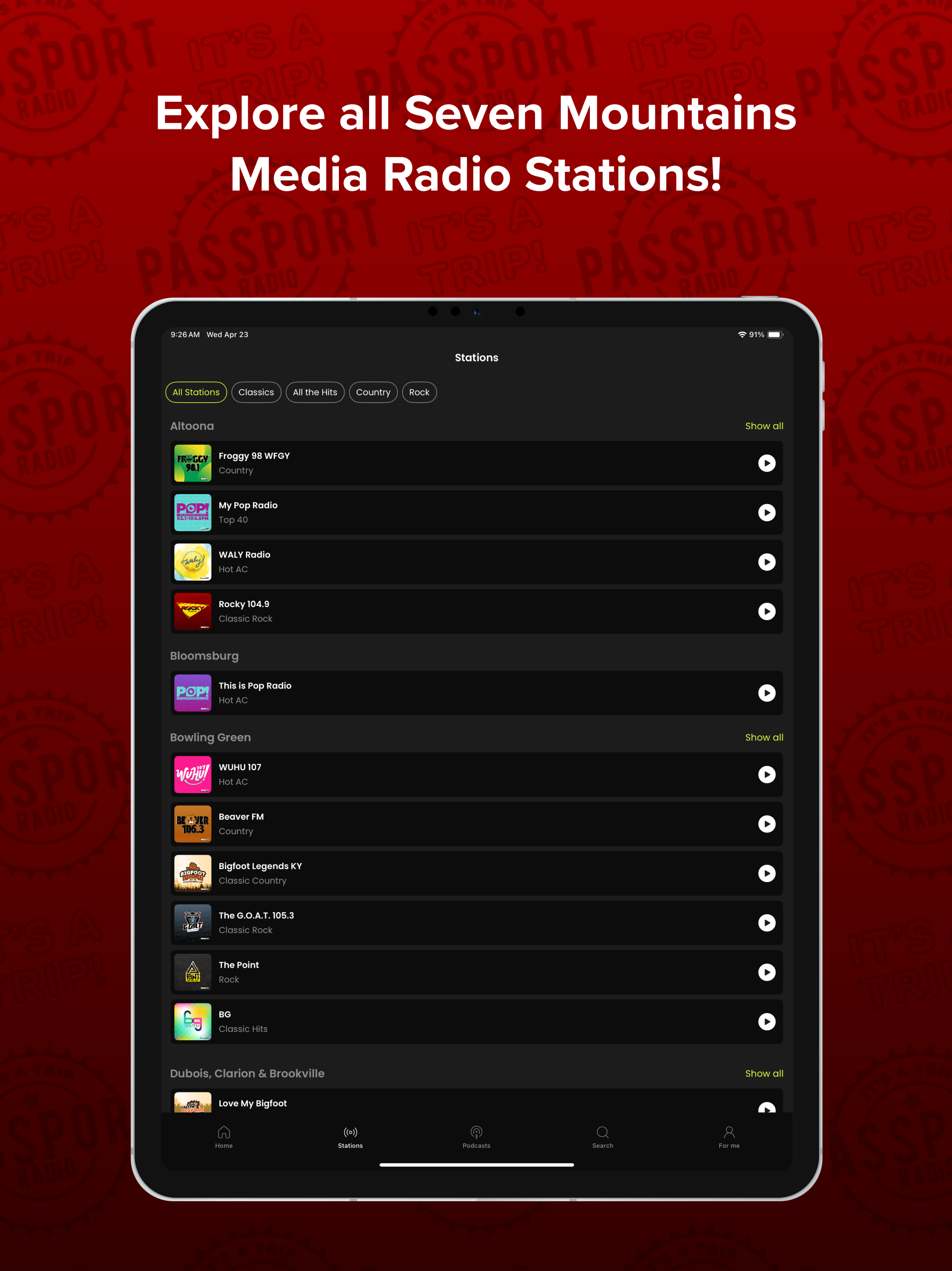 Passport Radio PA