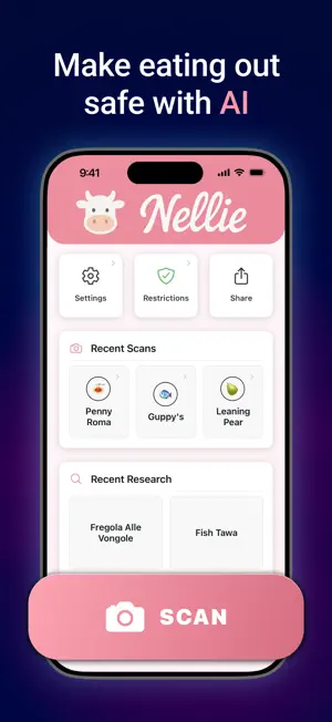Nellie - AI Menu Scanner screenshot 1