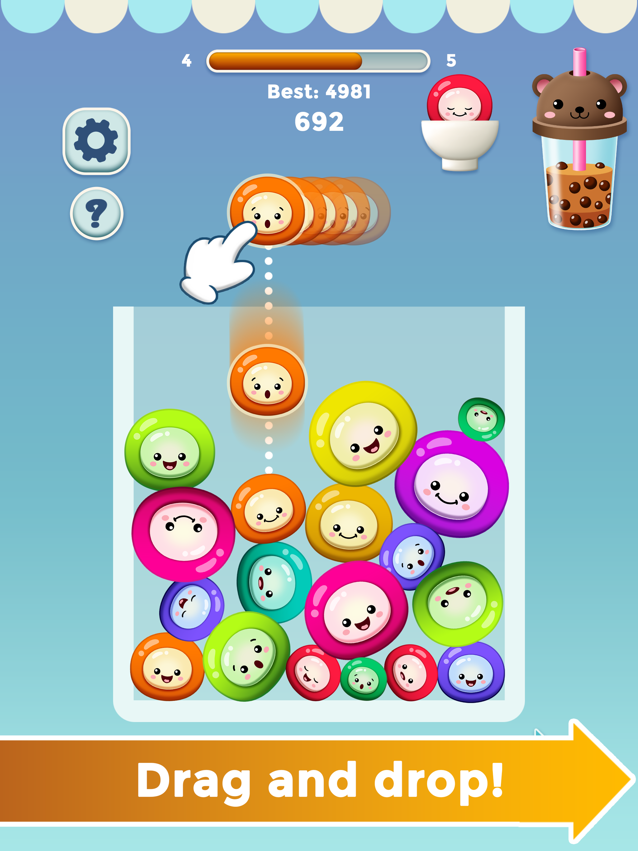 Boba Tea Merge - Suika Game