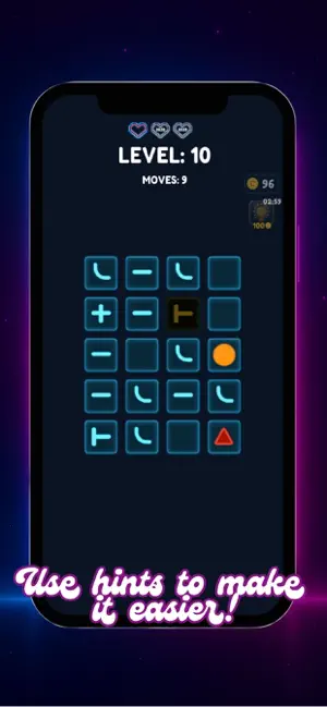 Neon Path Puzzle screenshot 3