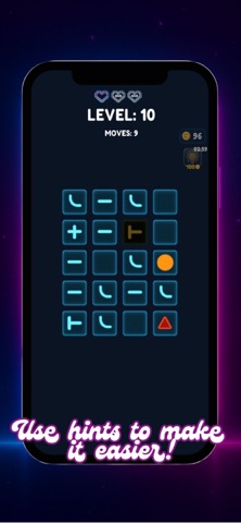 Neon Path Puzzle screenshot