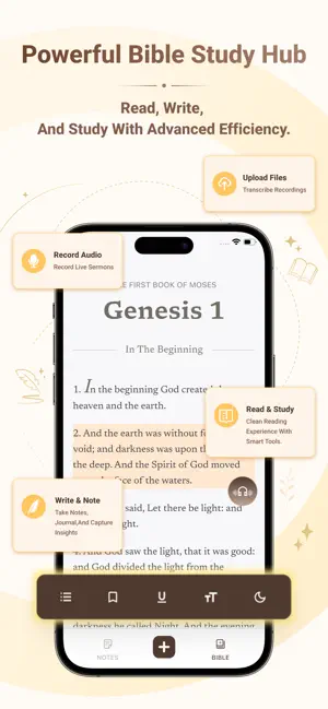 Echo Bible:Voice Note Taker screenshot 4