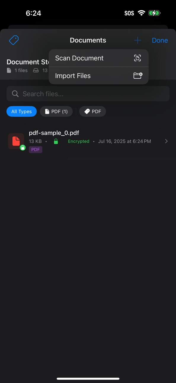 iPhone screenshot