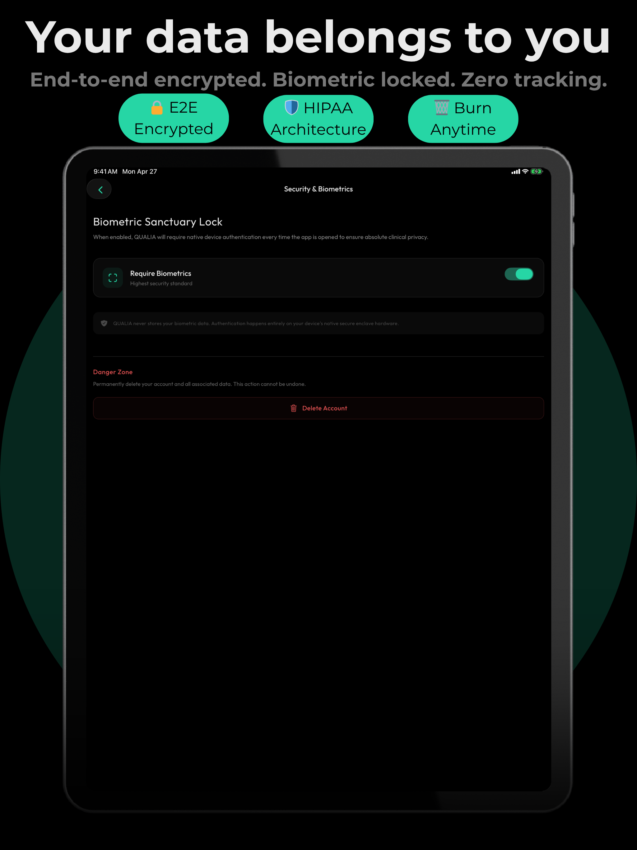 QUALIA: Therapy & Journal screenshot 13