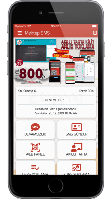 Mektep SMS Screenshot