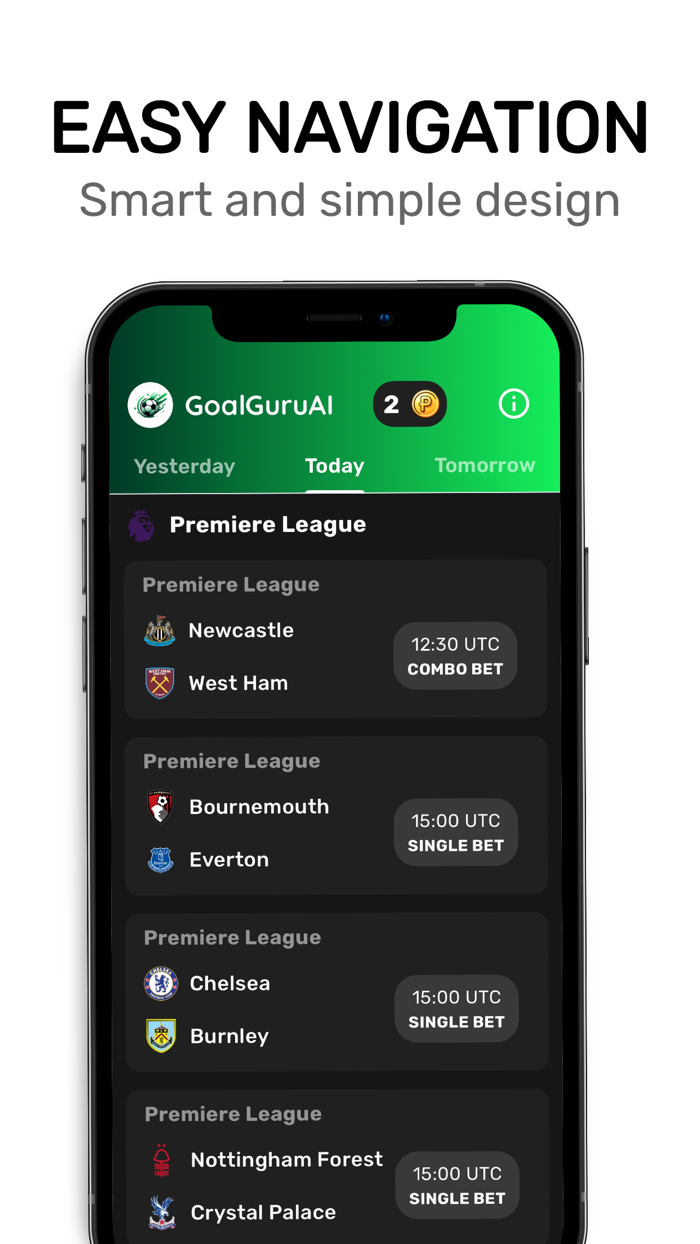 GoalGuruAI - Bet Predictions