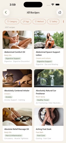 Aromatherapy Recipes screenshot