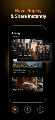 Camva: Dual Camera Recorder Screenshot 4 of 6