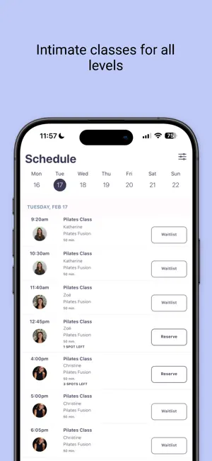 Pilates Fusion screenshot 3