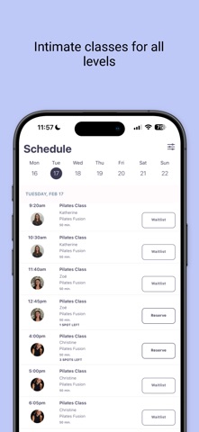 Pilates Fusion screenshot