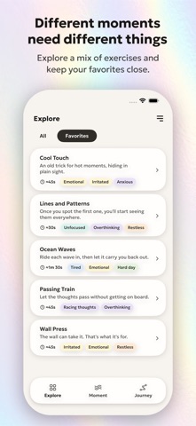 Bye Bye Stress: Daily Relief iPhone screenshot