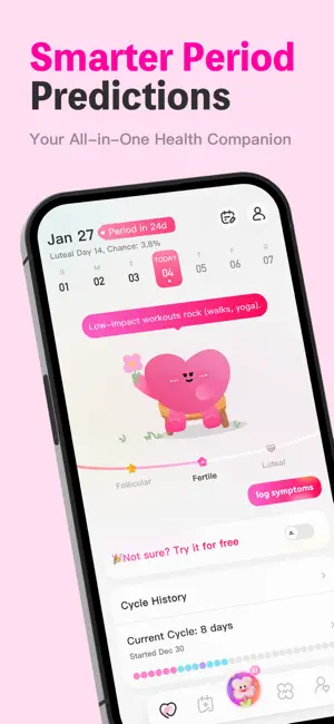 Haven: Period Tracker screenshot 2