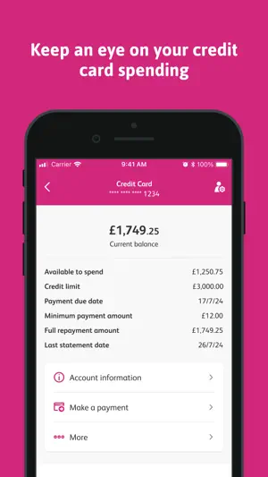 smile the internet bank screenshot 2