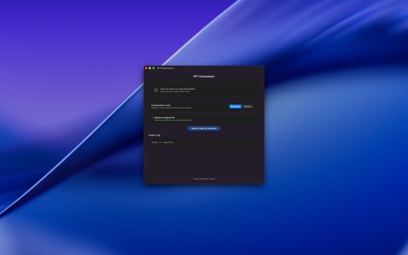 PPTCompressor screenshot