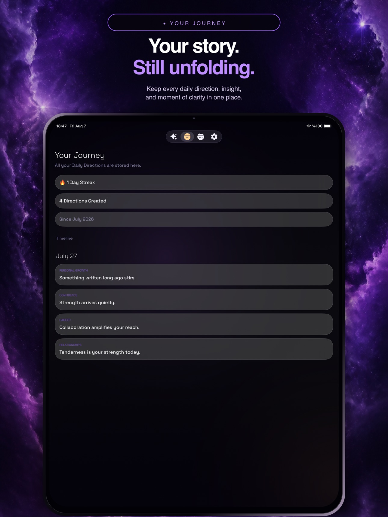 Screenshot 6 of Fately: Daily Reflection