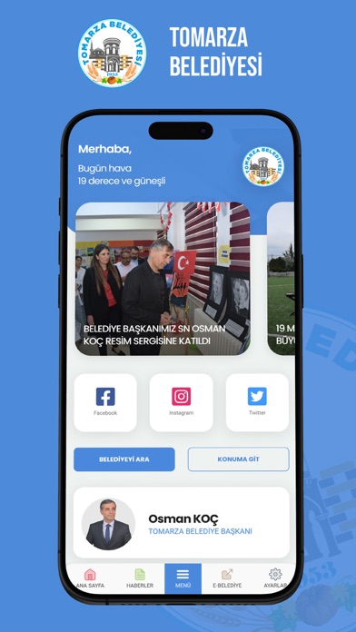 Tomarza Belediyesi Screenshot 1 - AppWisp.com