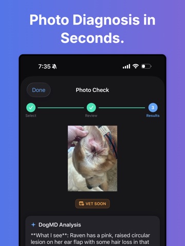 DogMD - AI Pet Health Advisor iPad screenshot