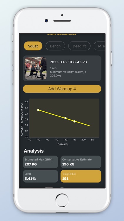 Workout Tracker - Deepbarbell
