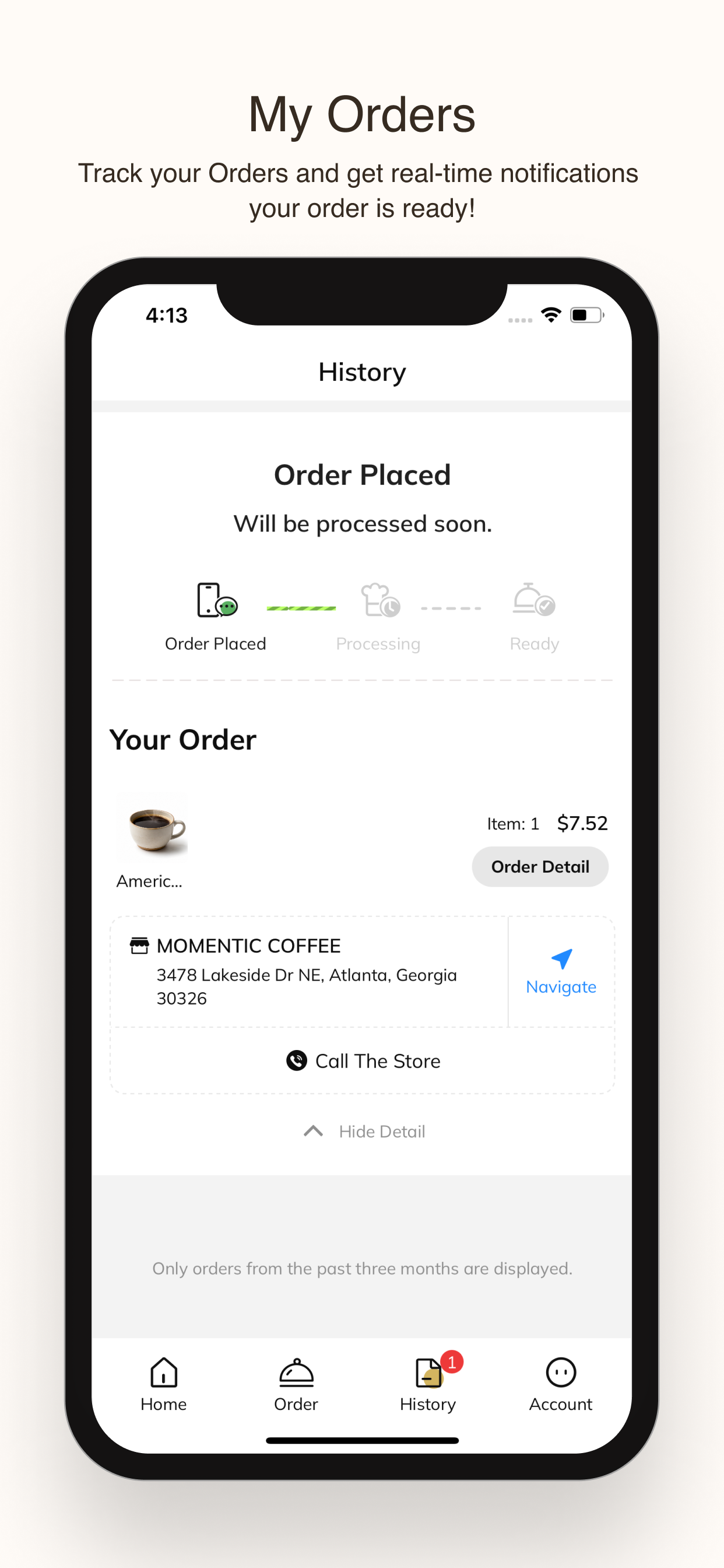 Momentic Coffee screenshot 3
