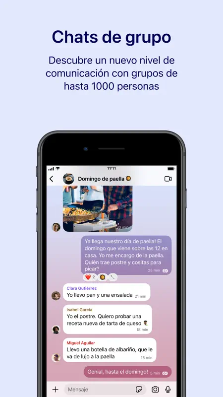 Signal - Mensajería privada screenshot 6 of 7