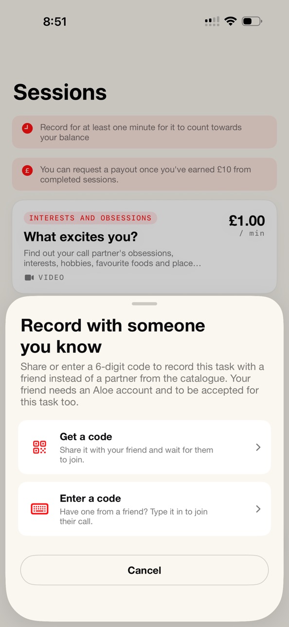 iPhone screenshot