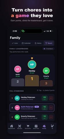 Famally: Family Calendar iPhone screenshot