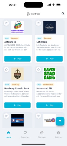SoundNode - Radioplayer Screenshot 1 of 3
