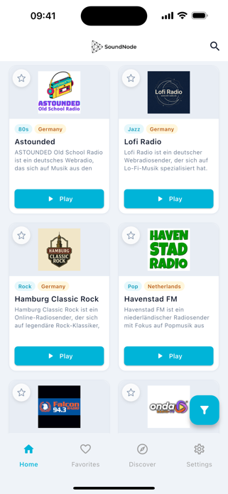 SoundNode - Radioplayer Screenshot 1 of 3