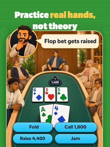Poker Skill - Learn Holdem iPad screenshot