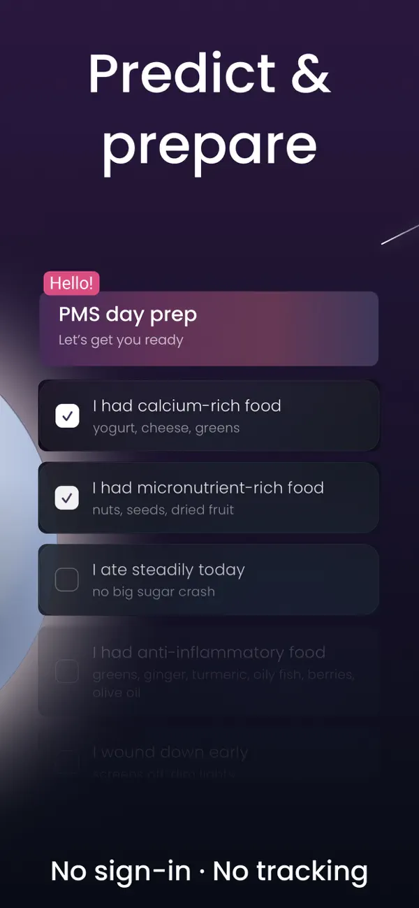 Screenshot #2 pour Niyora: PMS & Mood Relief